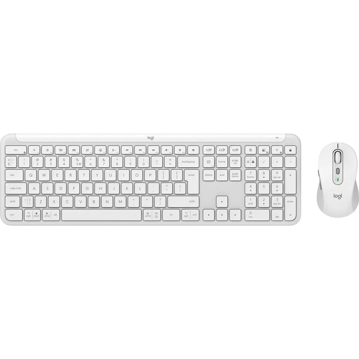 Комплект (клавіатура, миша) бездротовий Logitech Signature Slim Combo MK950 OffWhite (920-012491) - зображення 1