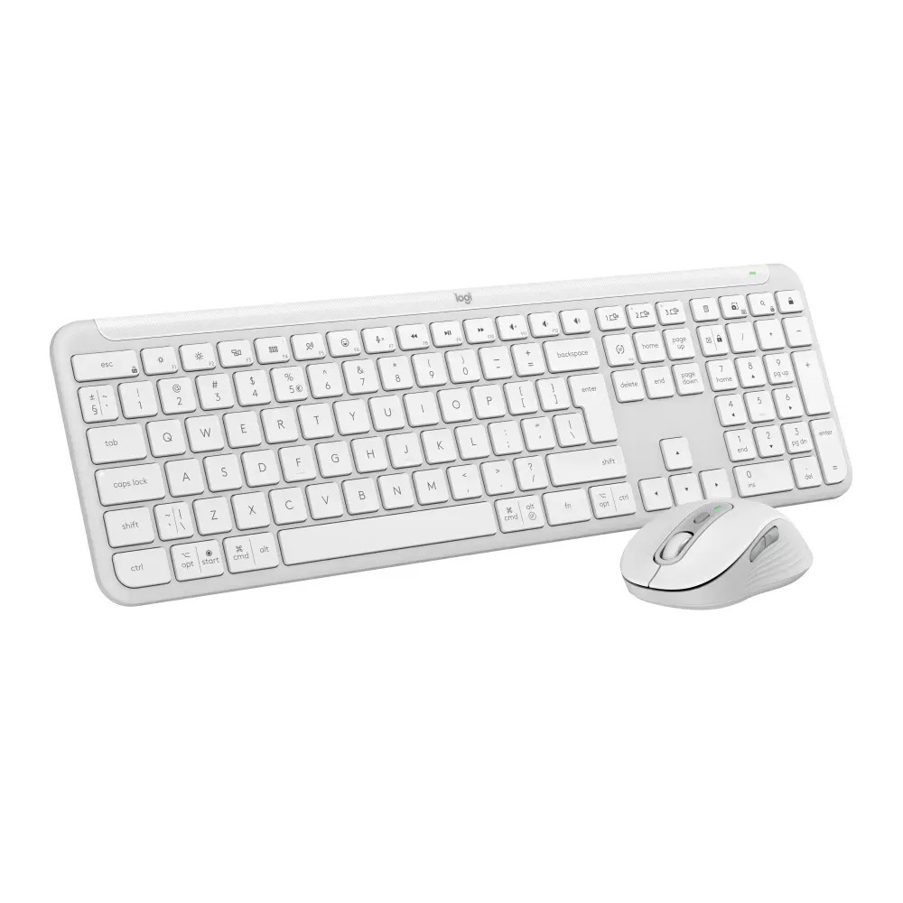 Комплект (клавіатура, миша) бездротовий Logitech Signature Slim Combo MK950 OffWhite (920-012491) - мініатюра 2