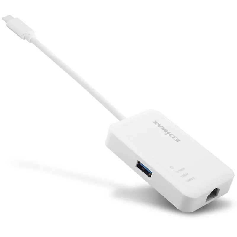 Мережевий адаптер Edimax EU-4308 USB-C (1xGE, 3xUSB 3.0) - мініатюра 3
