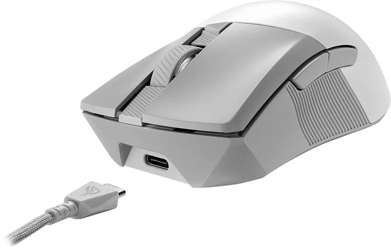 Миша бездротова Asus ROG Gladius III AimPoint RGB White (90MP02Y0-BMUA11) - мініатюра 5