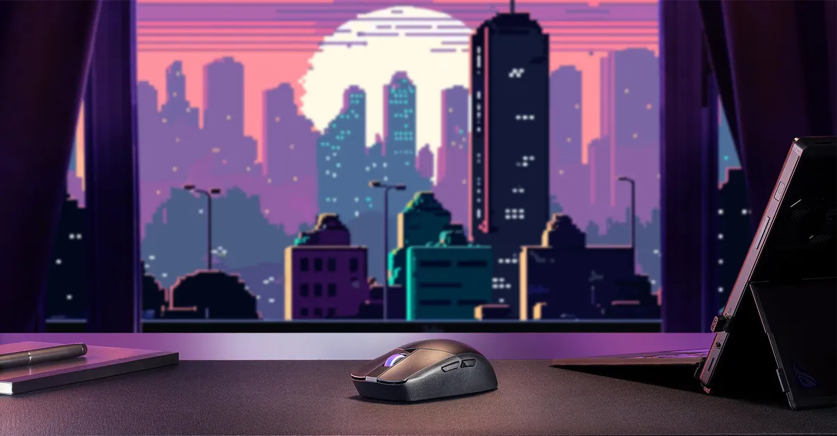 Миша Asus ROG Strix Impact III RGB WL/BT Black (90MP03D0-BMUA00) - мініатюра 8