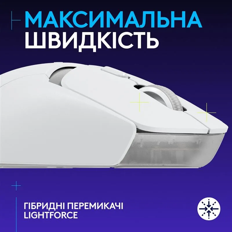 Миша бездротова Logitech G309 White (910-007207) - мініатюра 2