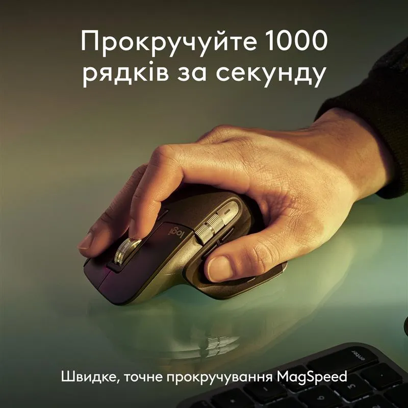 Комплект (клавіатура, миша) бездротовий Logitech MX Keys S Combo for Mac Space Grey (920-012845) - мініатюра 6