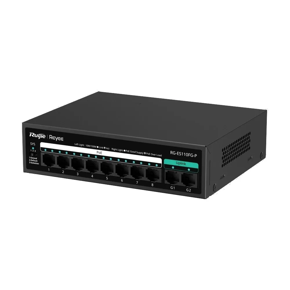 Комутатор Ruijie Reyee RG-ES110FG-P - мініатюра 2