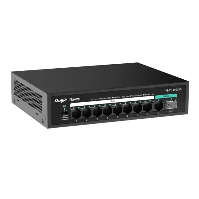 Комутатор Ruijie Reyee RG-ES110GS-P-L - зображення 1