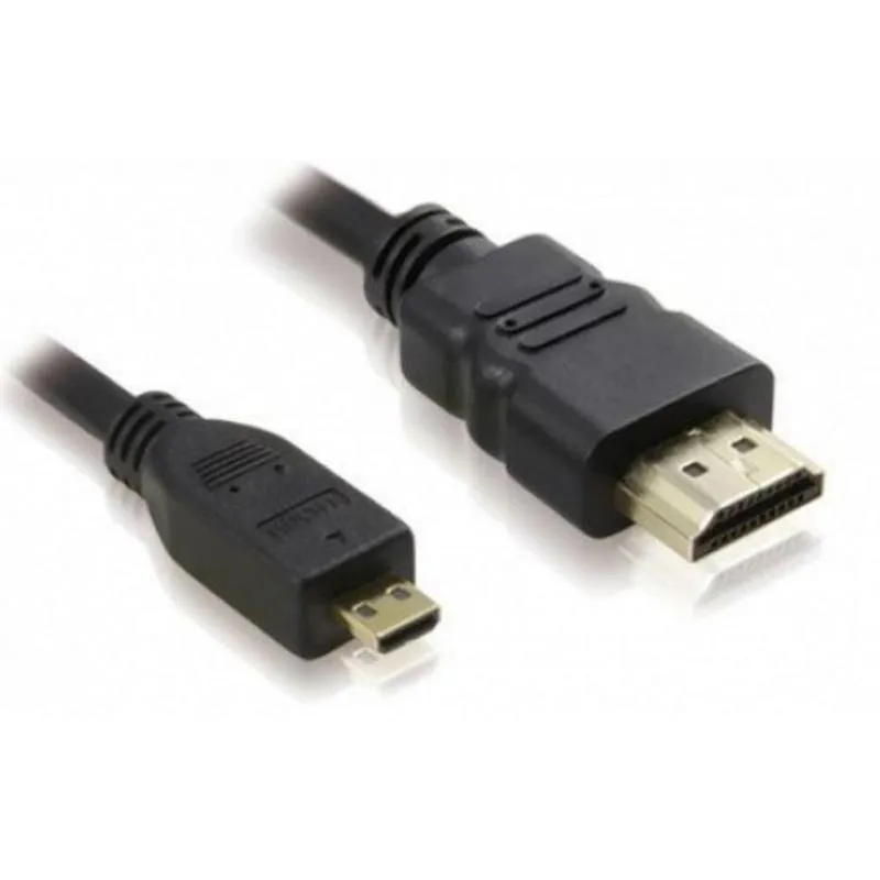 Кабель Atcom HDMI - micro-HDMI V 1.4 (M/M), 2 м, Black (22402) пакет - зображення 1