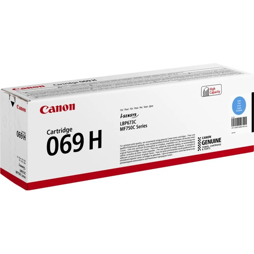 Картридж для Canon (069H) MF752Cdw Cyan (5097C002)