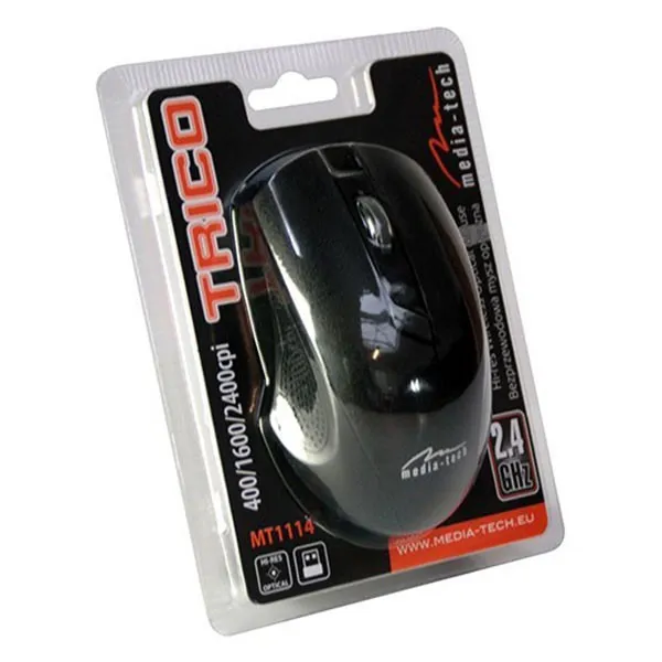 Миша бездротова Media-Tech Trico Black (MT1114) - мініатюра 4