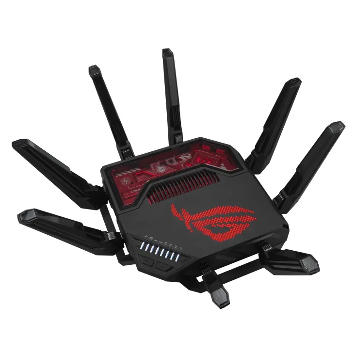 Бездротовий маршрутизатор Asus ROG Rapture GT-BE19000 (90IG0850-MO9A0V) - мініатюра 2