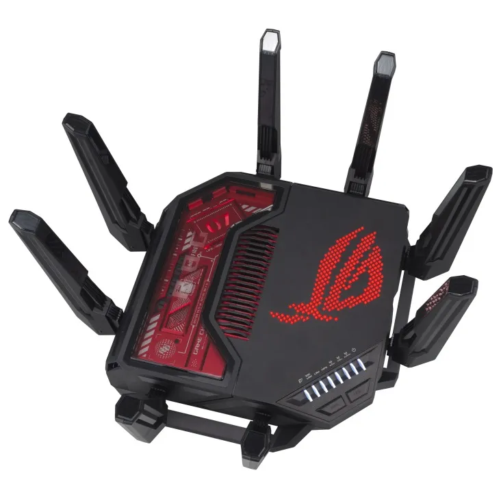 Бездротовий маршрутизатор Asus ROG Rapture GT-BE19000 (90IG0850-MO9A0V) - мініатюра 3