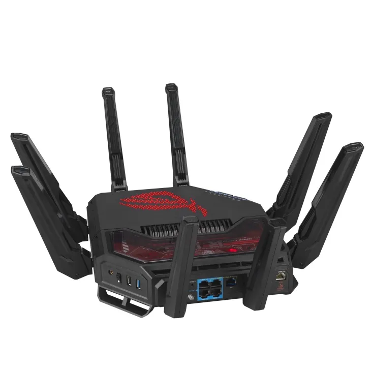 Бездротовий маршрутизатор Asus ROG Rapture GT-BE19000 (90IG0850-MO9A0V) - мініатюра 5
