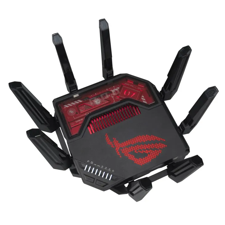 Бездротовий маршрутизатор Asus ROG Rapture GT-BE19000 (90IG0850-MO9A0V) - мініатюра 6