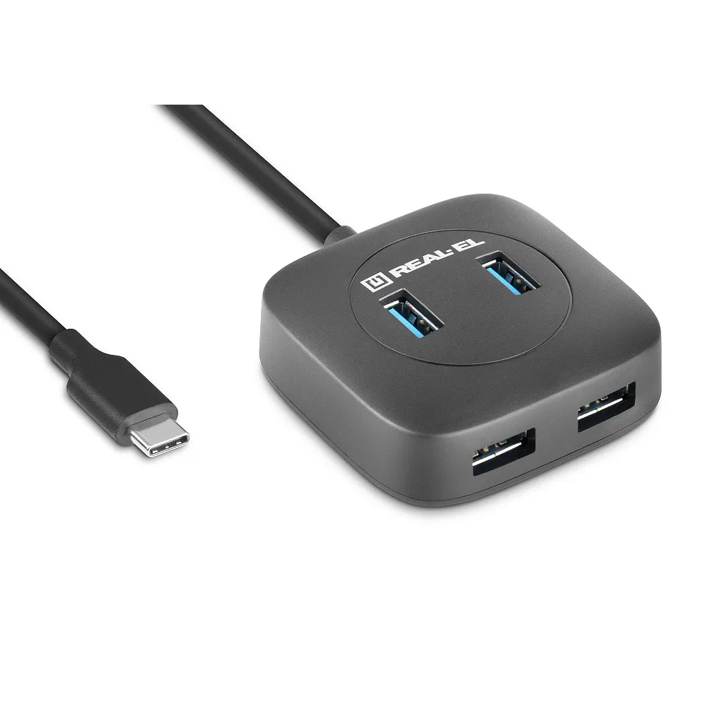 USB-хаб REAL-EL CQ-407 4 ports - мініатюра 12