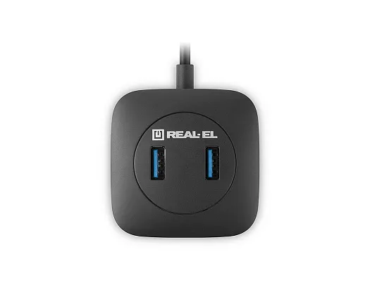 USB-хаб REAL-EL CQ-407 4 ports - мініатюра 6
