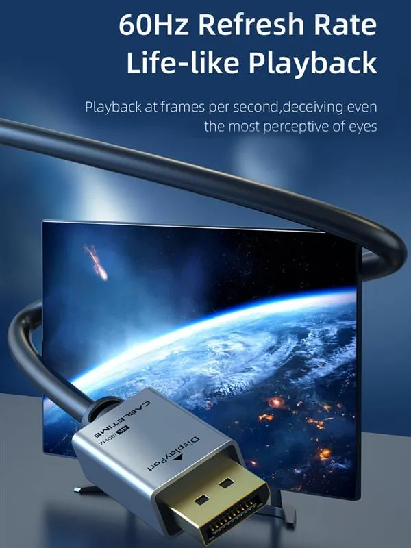 Кабель Cabletime DisplayPort - DisplayPort (M/M), 1.8 м (CD20K) - зображення 1