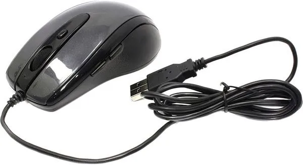 Миша A4Tech N-708X Glossy Grey - мініатюра 4