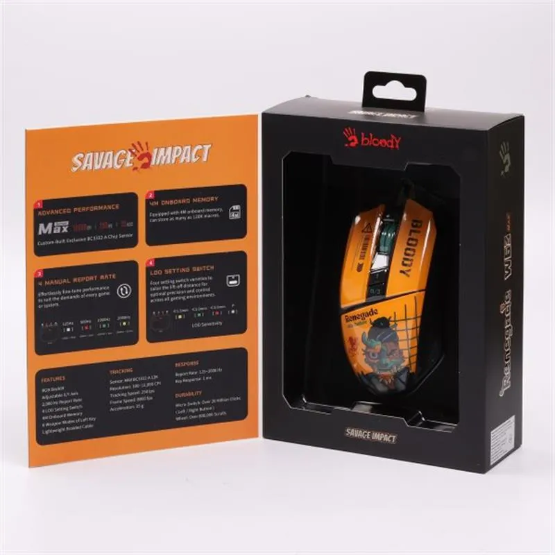 Миша Bloody W63 Max Renegade Sunset - мініатюра 2