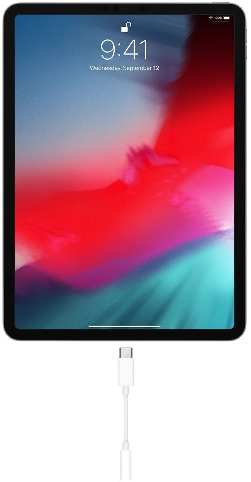 Адаптер Apple USB Type-C - 3.5 мм (M/F), 0.1 м, White (MW2Q3ZM/A) - мініатюра 3