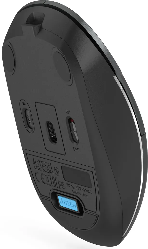 Миша бездротова A4Tech Fstyler FB26CS Air2 Smoky Grey - мініатюра 2