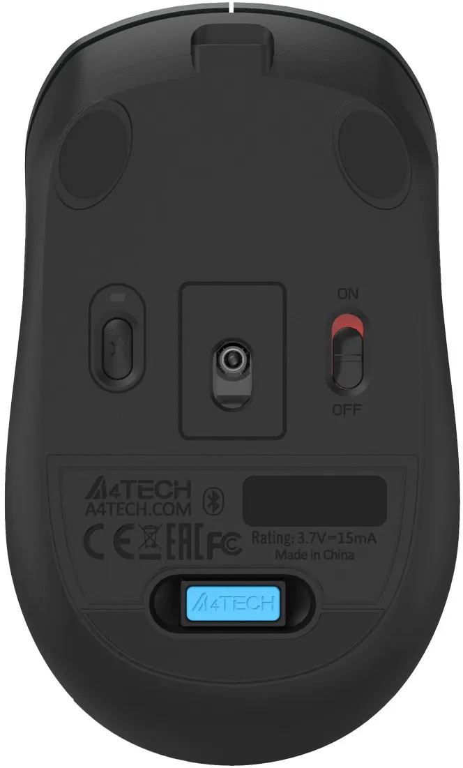 Миша бездротова A4Tech Fstyler FB26CS Air2 Smoky Grey - мініатюра 3