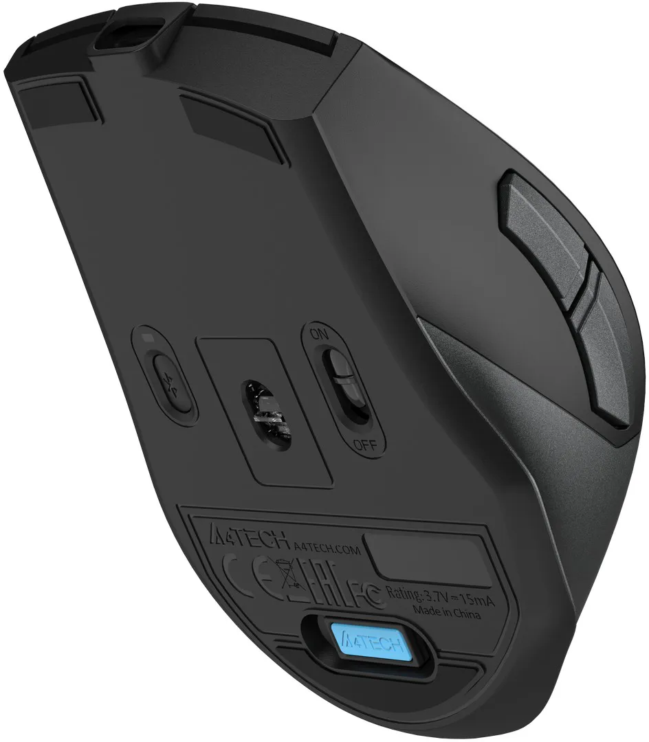 Миша бездротова A4Tech Fstyler FB45CS Air2 Stone Grey - мініатюра 2