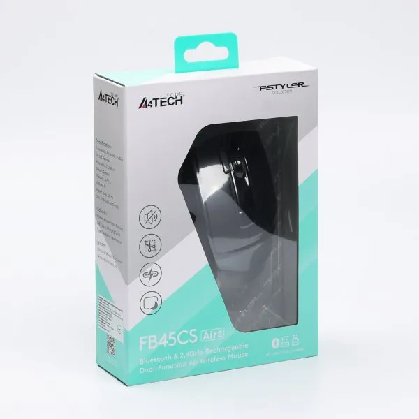 Миша бездротова A4Tech Fstyler FB45CS Air2 Stone Grey - мініатюра 8