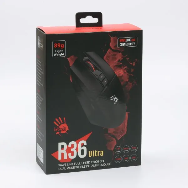 Миша бездротова Bloody R36 Ultra Stone Black - мініатюра 15