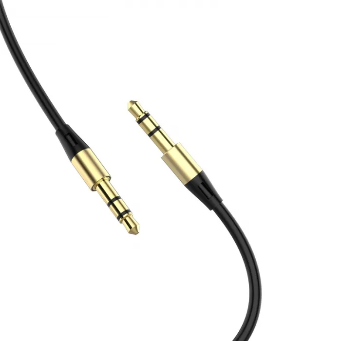 Аудіо-кабель SkyDolphin SR07 3.5 мм - 3.5 мм (M/M), 1 м, Black (SDAUX-000052) - мініатюра 3