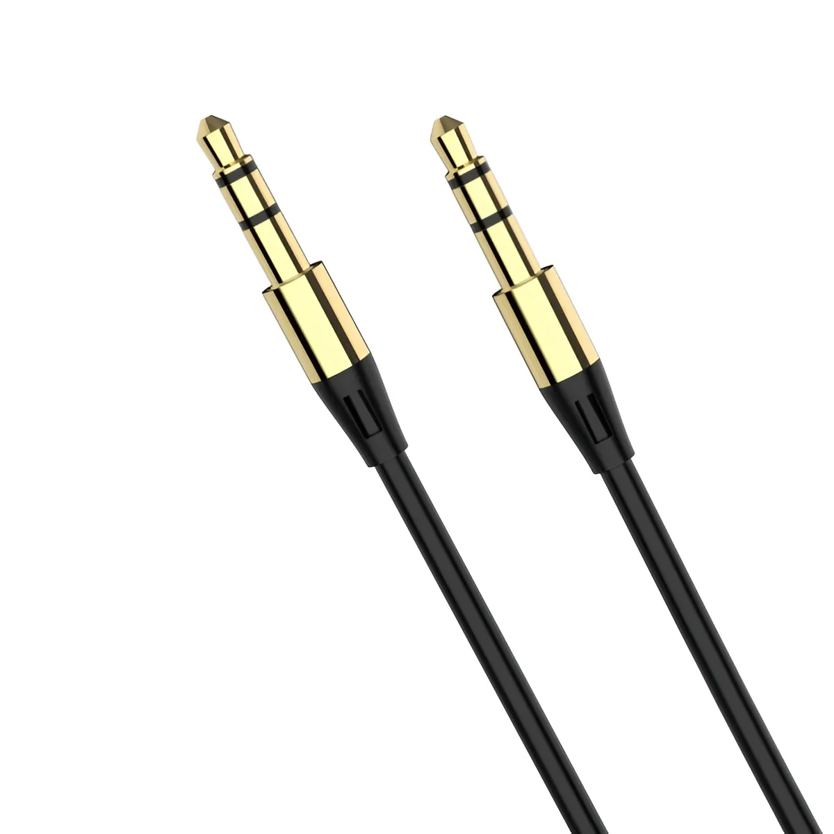 Аудіо-кабель SkyDolphin SR07 3.5 мм - 3.5 мм (M/M), 1 м, Black (SDAUX-000052) - мініатюра 4
