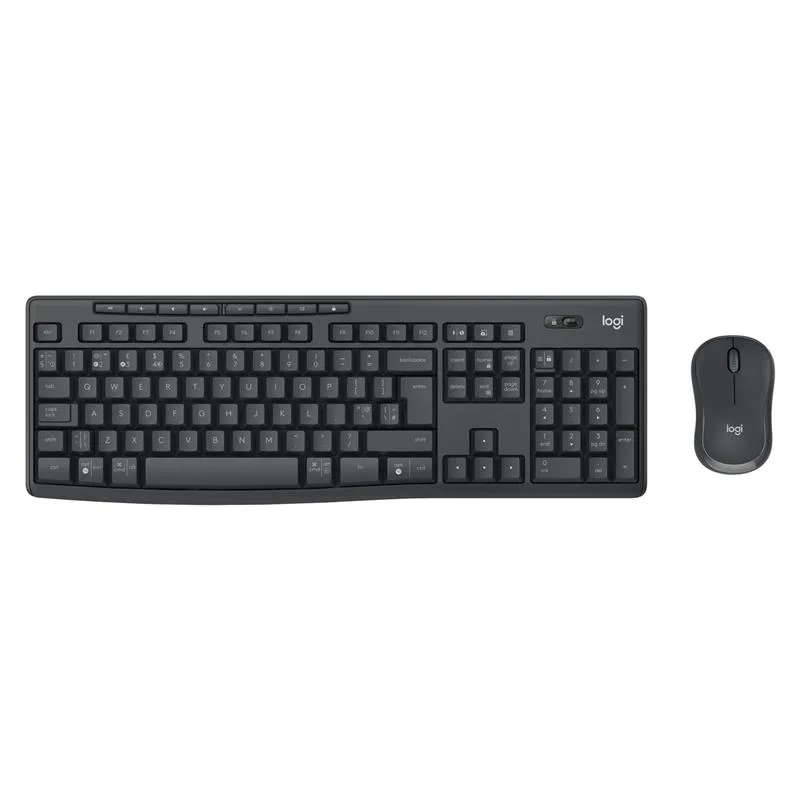 Комплект (клавіатура, миша) бездротовий Logitech MK370 Graphite (920-012077) - зображення 1