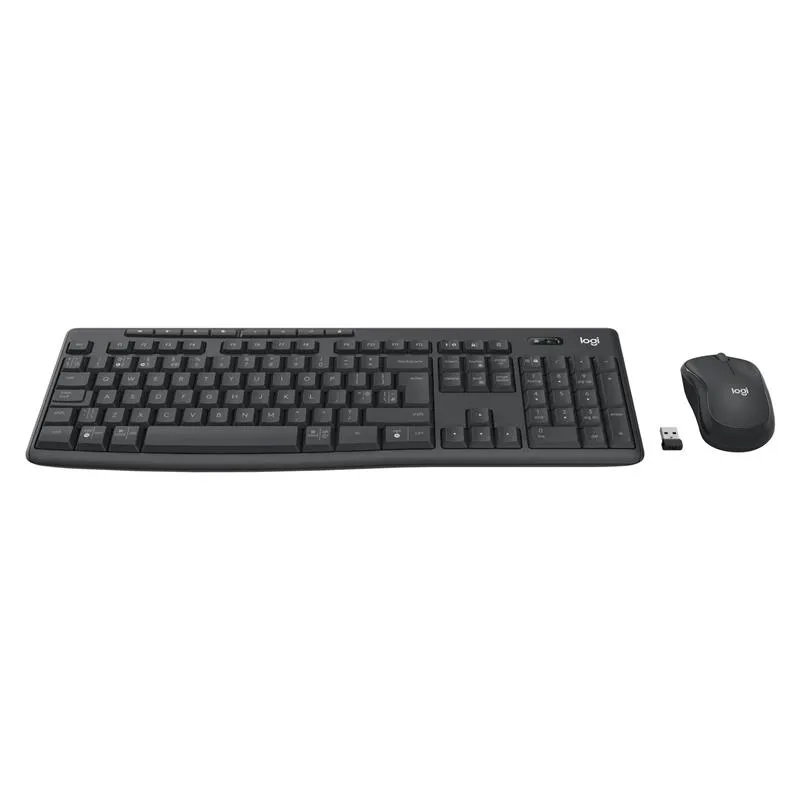 Комплект (клавіатура, миша) бездротовий Logitech MK370 Graphite (920-012077) - мініатюра 2