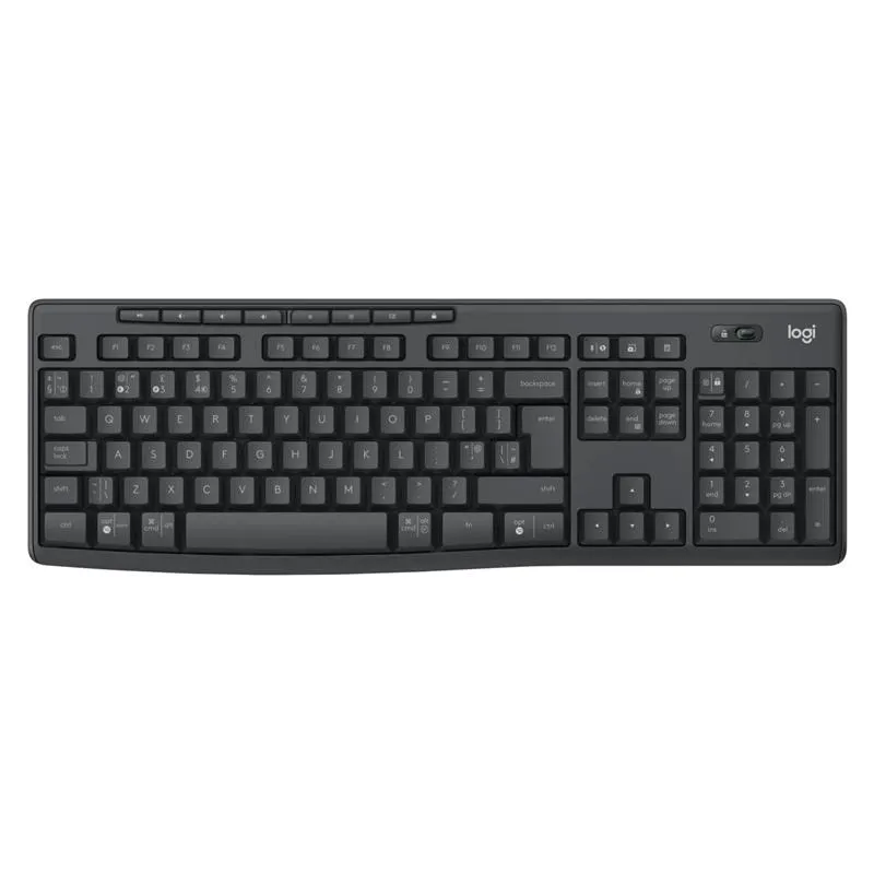 Комплект (клавіатура, миша) бездротовий Logitech MK370 Graphite (920-012077) - мініатюра 4