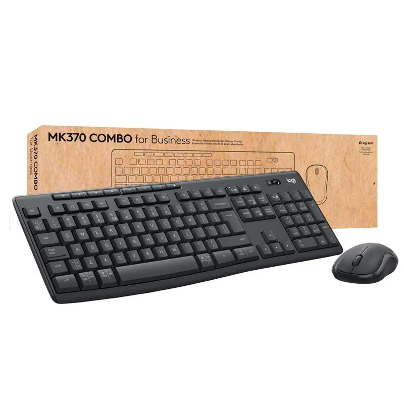 Комплект (клавіатура, миша) бездротовий Logitech MK370 Graphite (920-012077) - мініатюра 7