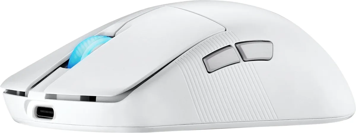 Миша бездротова Asus ROG Harpe Ace Aim Mini White (90MP03Z0-BMUA10) - мініатюра 4