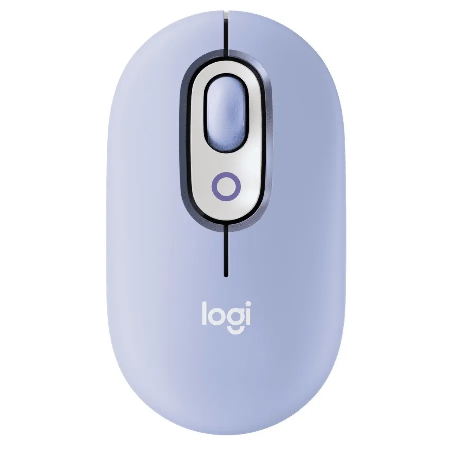 Миша бездротова Logitech Pop Mouse with Emoji Lilac (910-007414) - мініатюра 12