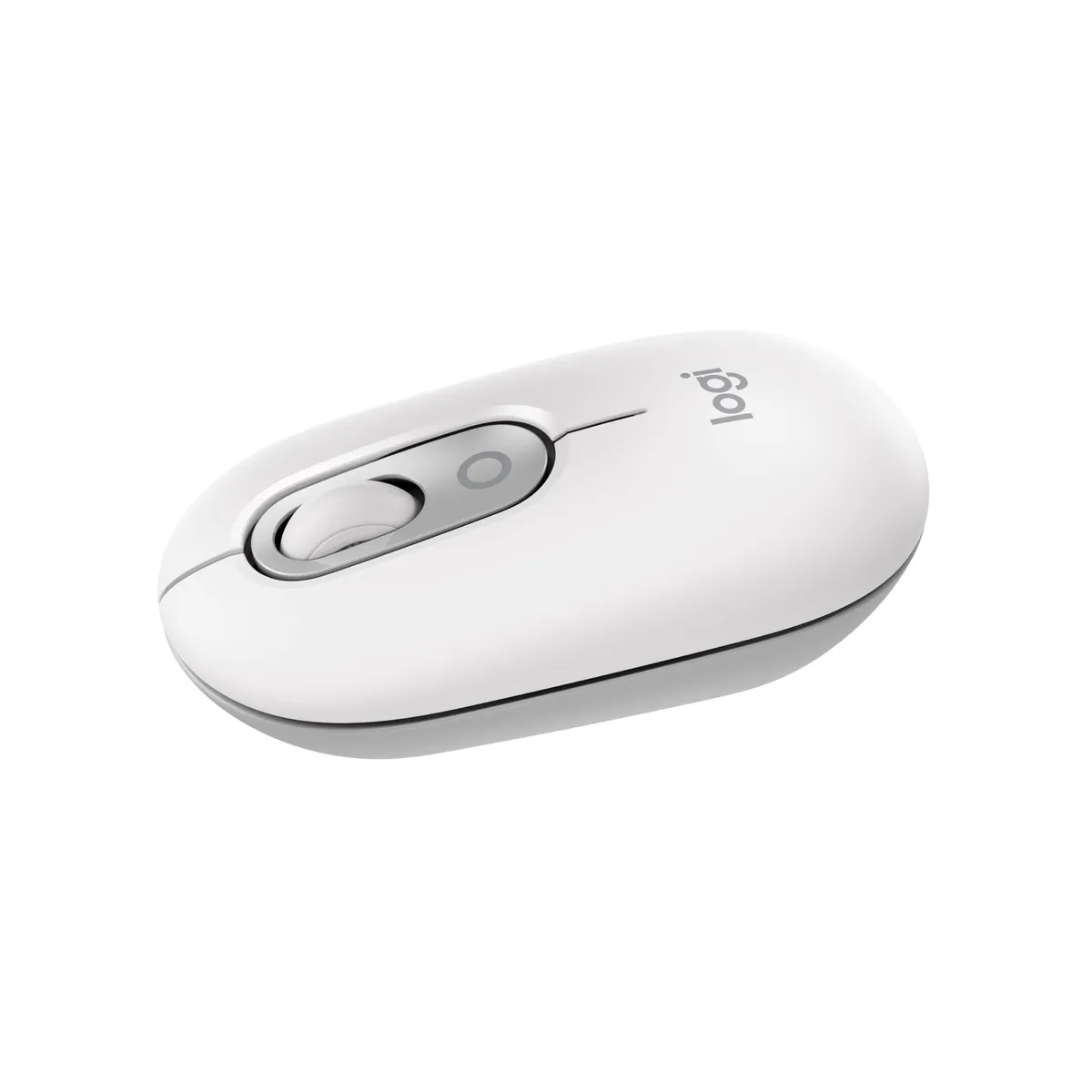 Миша бездротова Logitech Pop Mouse with Emoji Off-White (910-007411) - зображення 1