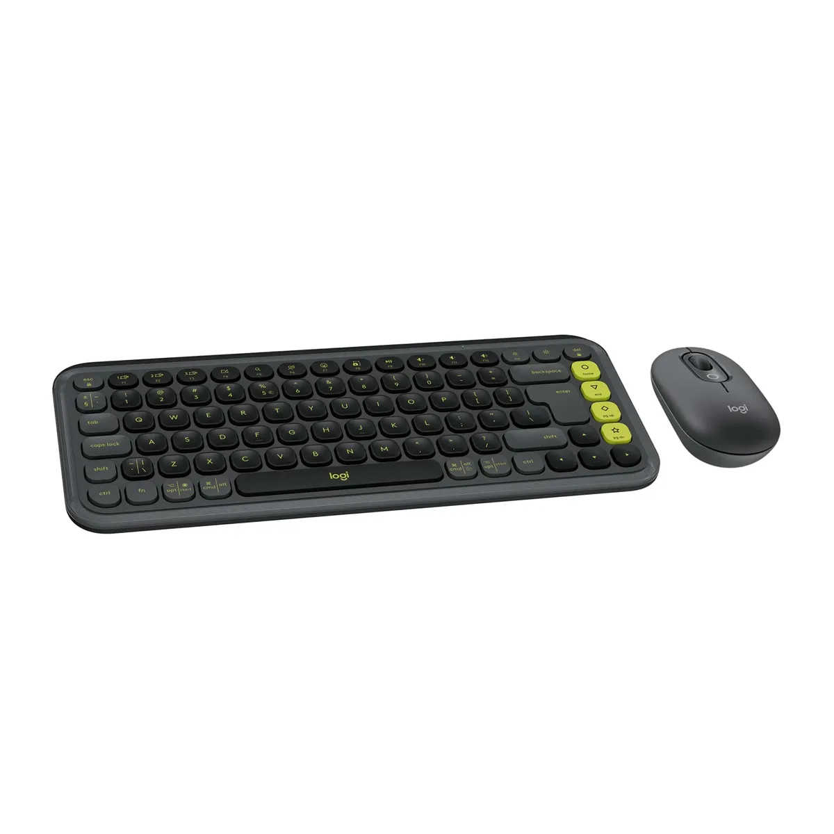 Комплект (клавіатура, миша) бездротовий Logitech Pop Icon Combo Graphite (920-013156) - мініатюра 2