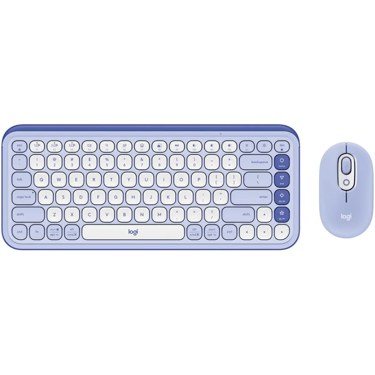 Комплект (клавіатура, миша) бездротовий Logitech Pop Icon Combo Lilac (920-013078) - зображення 1