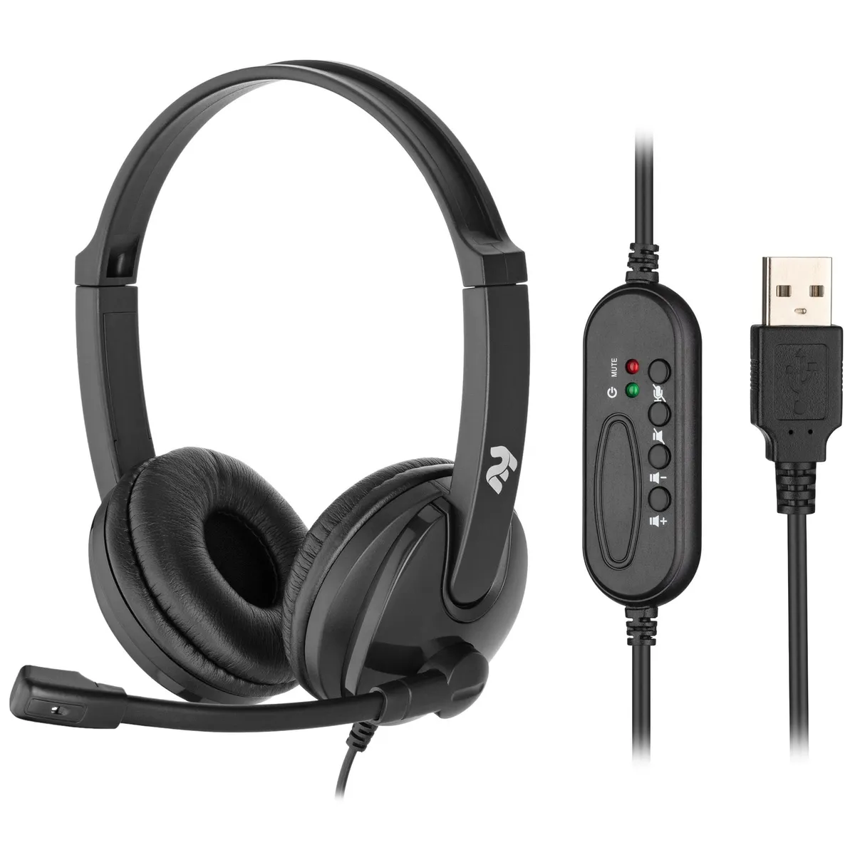 Гарнітура 2E CH12 USB Black (2E-CH12SU) - мініатюра 8