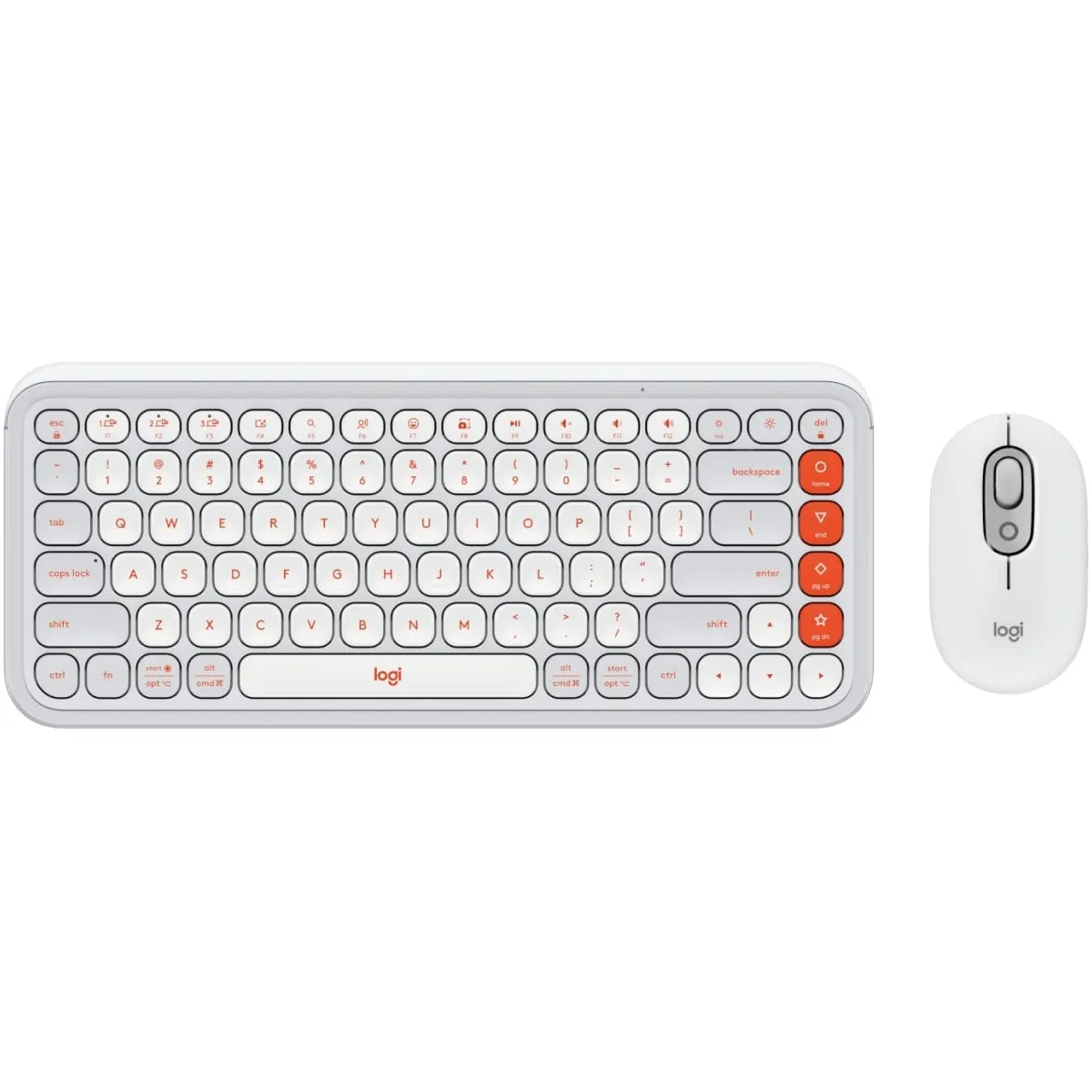 Комплект (клавіатура, миша) бездротовий Logitech Pop Icon Combo Off White (920-013141) - зображення 1