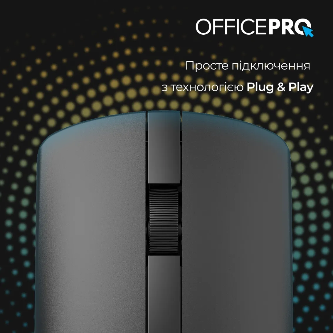 Миша бездротова OfficePro M175B Silent Click Wireless Black - мініатюра 4