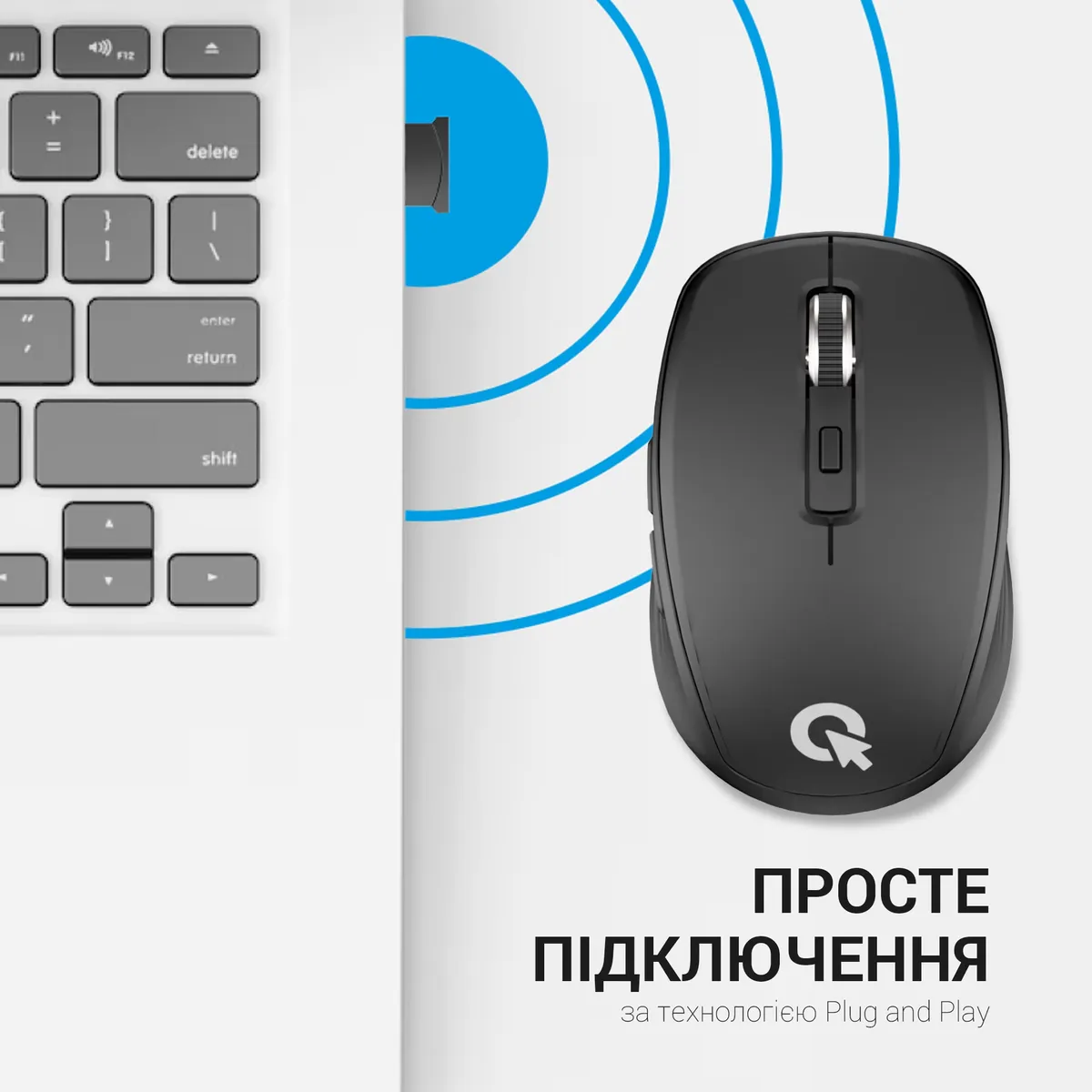 Миша бездротова OfficePro M267B Black - мініатюра 9