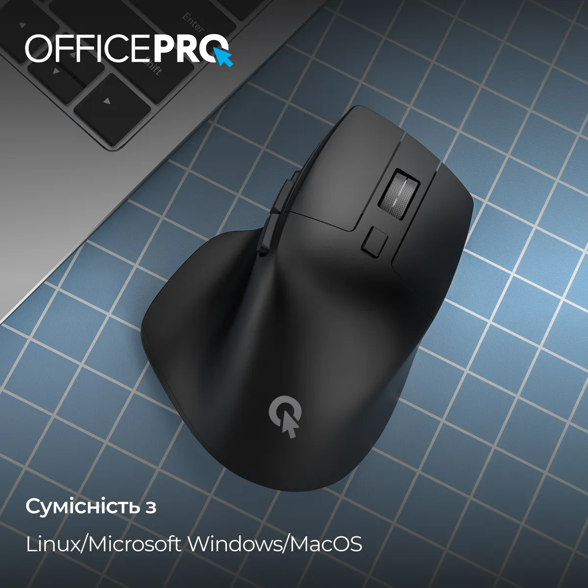 Миша бездротова OfficePro M395B Black - мініатюра 10