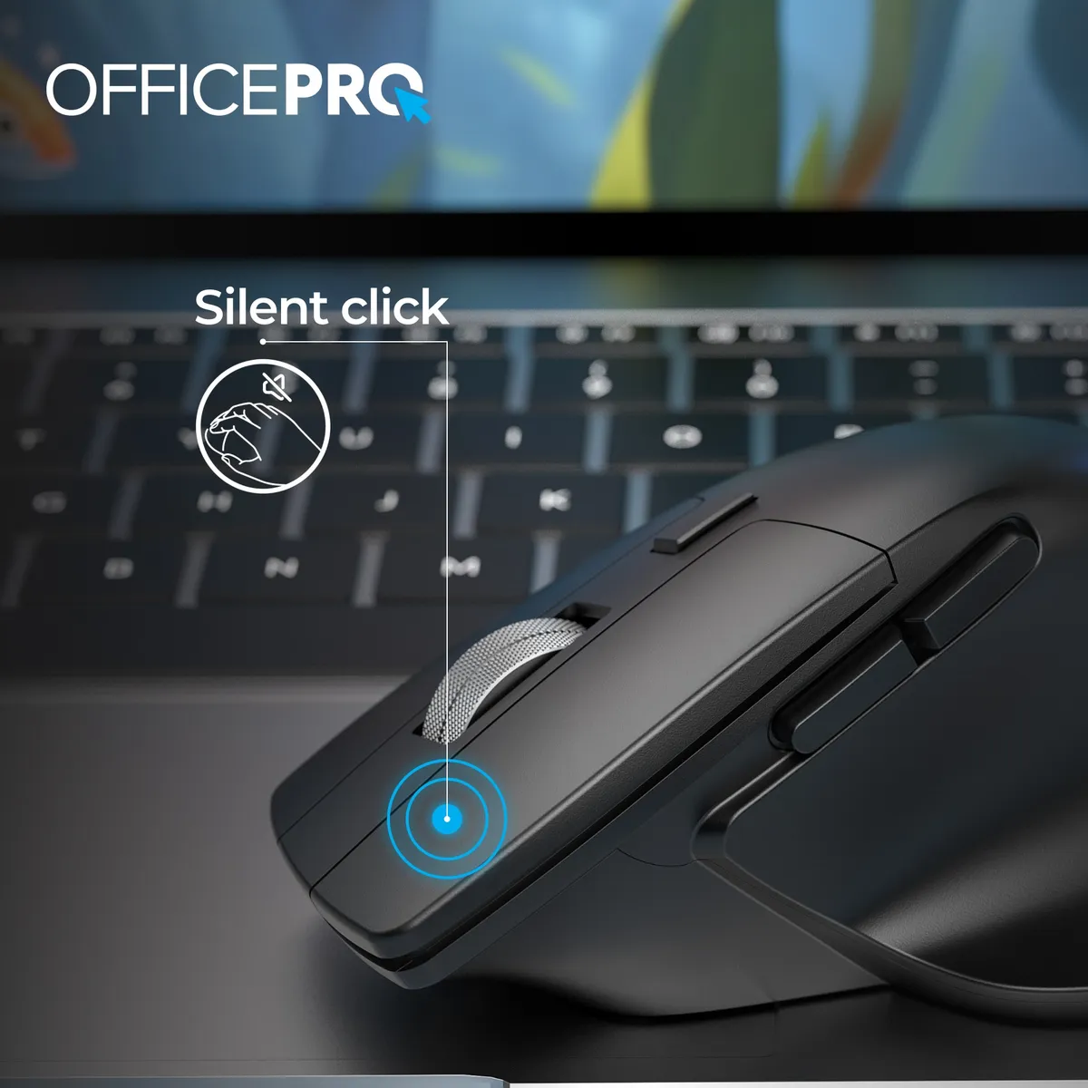 Миша бездротова OfficePro M395B Black - мініатюра 7