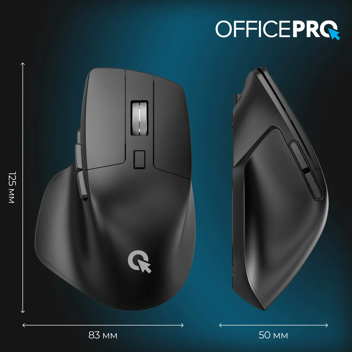 Миша бездротова OfficePro M395B Black - мініатюра 9