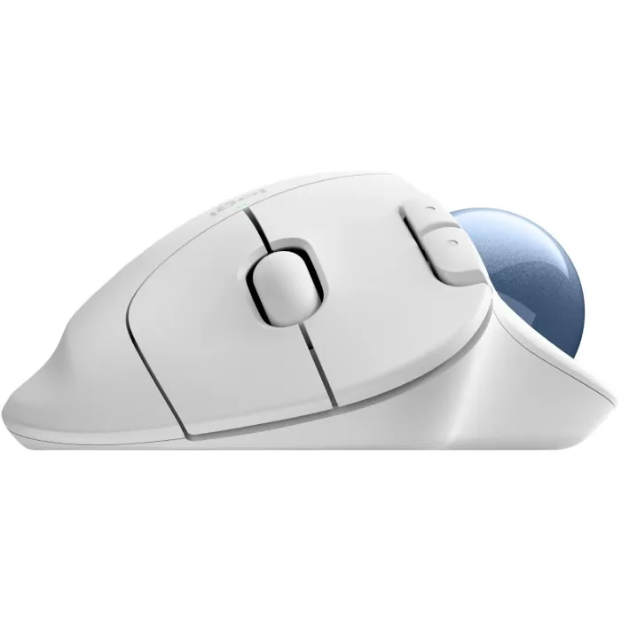 Миша бездротова Logitech Ergo M575S Off-White + Blue Ball (910-007030) - мініатюра 2
