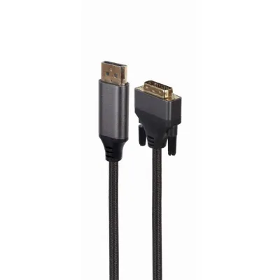 Кабель Cablexpert DisplayPort - DVI (M/M), 1.8 м, Black (CC-DPM-DVIM-4K-6) - мініатюра 2
