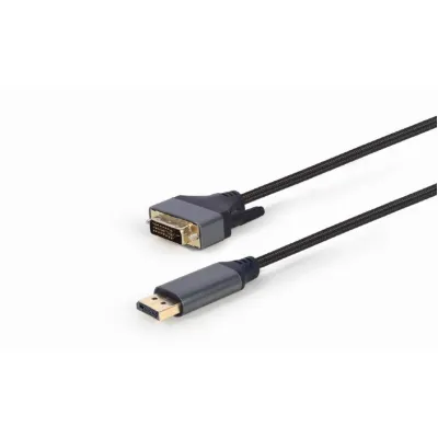 Кабель Cablexpert DisplayPort - DVI (M/M), 1.8 м, Black (CC-DPM-DVIM-4K-6) - мініатюра 3