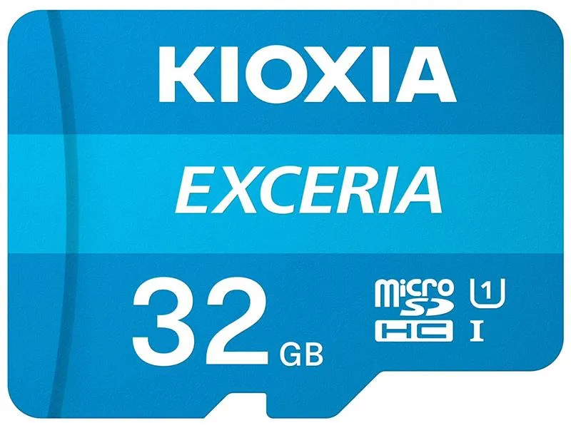 Карта пам`ятi MicroSDHC 32GB UHS-I Class 10 Kioxia Exceria R100MB/s (LMEX1L032GG2) + SD-адаптер - зображення 1
