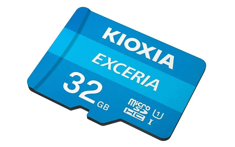 Карта пам`ятi MicroSDHC 32GB UHS-I Class 10 Kioxia Exceria R100MB/s (LMEX1L032GG2) + SD-адаптер - мініатюра 3
